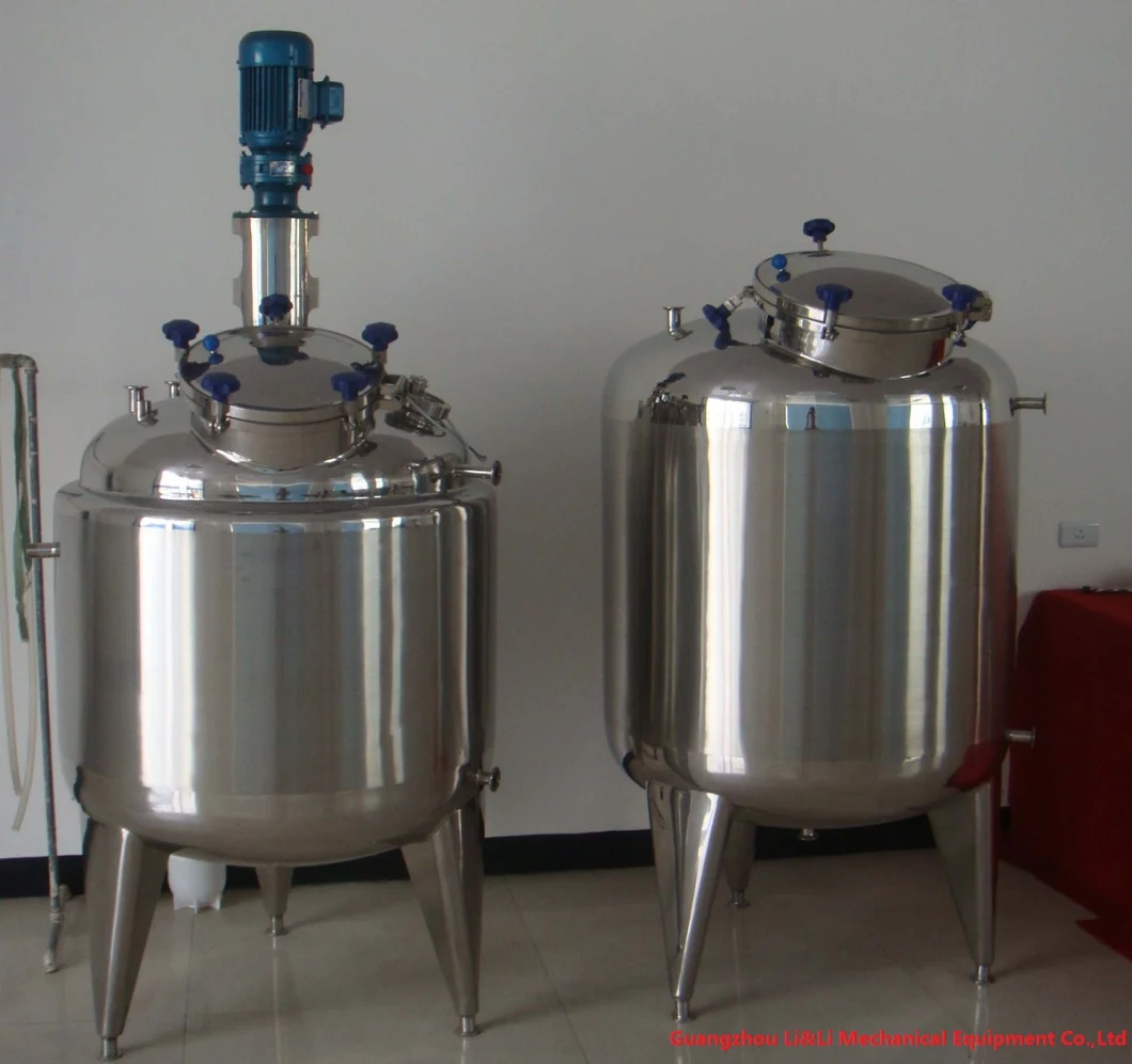 Food Grade Stainless Steel Steam Heating Mixing Tank