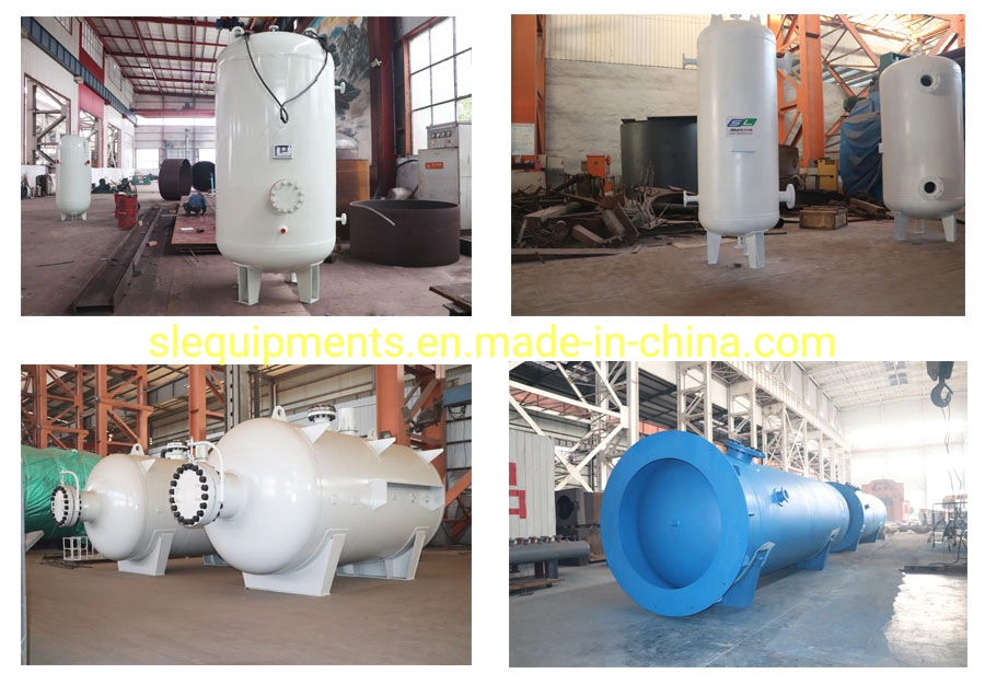 Reliable Quality SS316 Pressure Vessel Chilled Water ASME Code 30m3 50m3 Air Receiver Tank