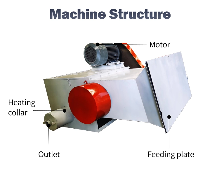 Full Automatic EPS Block Making PE Foam Hot Melting Machine Recycle Polystyrene EPS Foam Recycling Machine