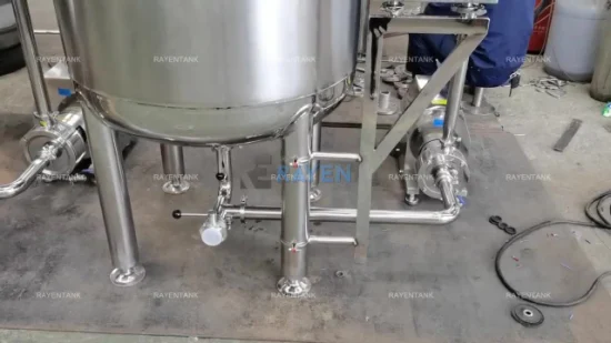 1000L Gallon Stainless Steel Vacuum Steam Electric Heating and Cooling Double Jacketed Aging Fermentation Reactor Storage Mixing Tank