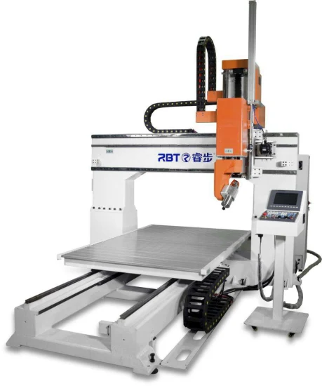 Rbt High Efficiency Nonmetal 5-Axis CNC Lathe Machine Made in China for Foam/EPS /Expandable Polystyrene Punching and Cutting